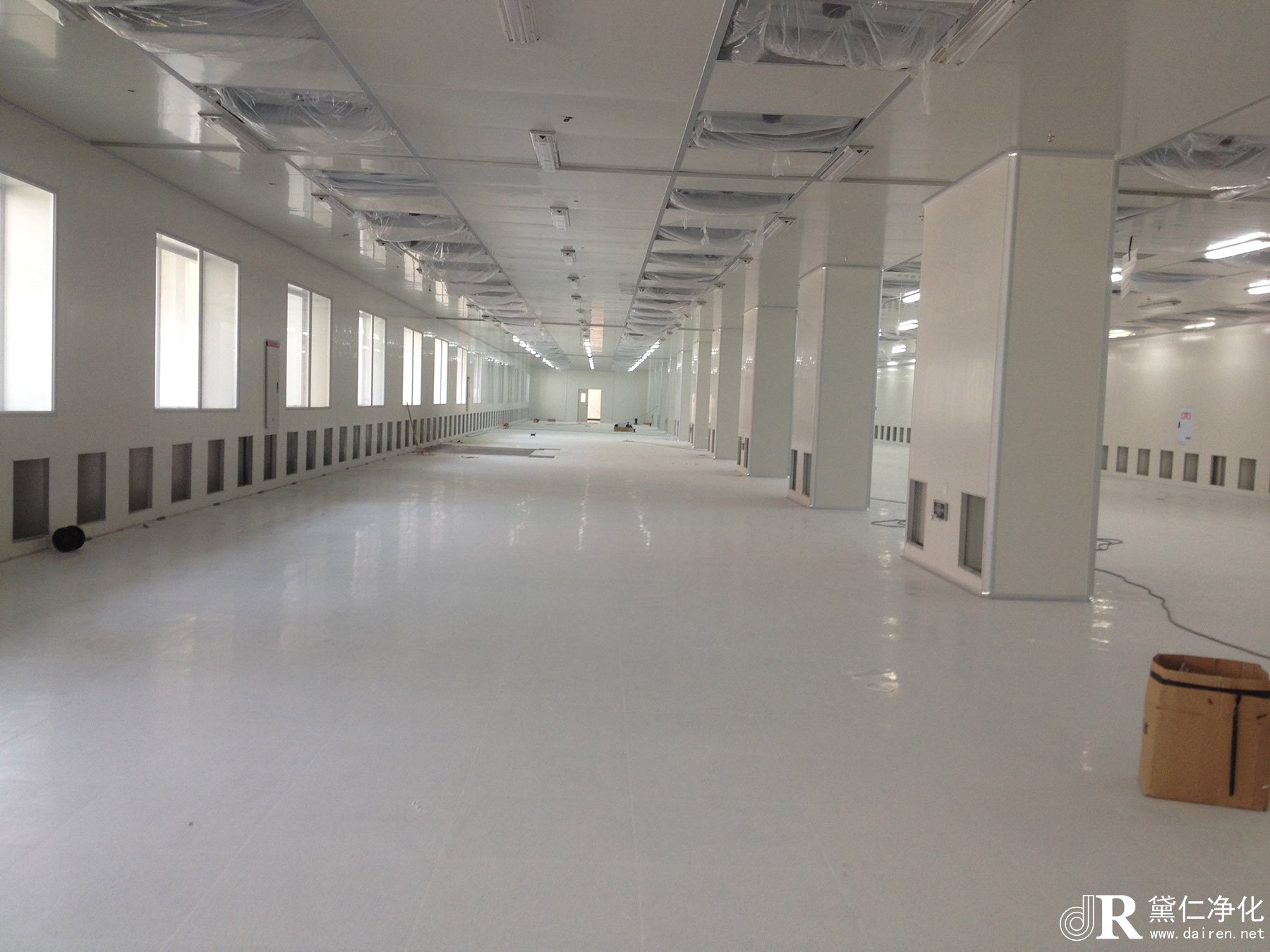 上海松江區(qū)電子廠車間裝修案例